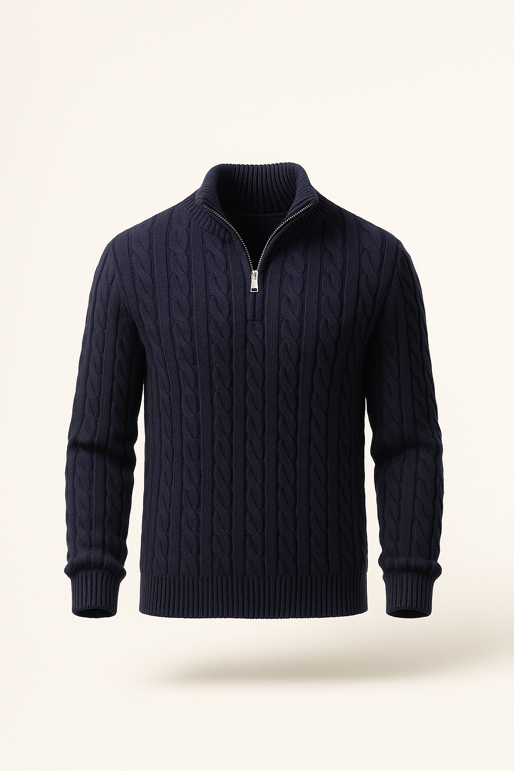 Bergamo Cable Knit Jumper Navy