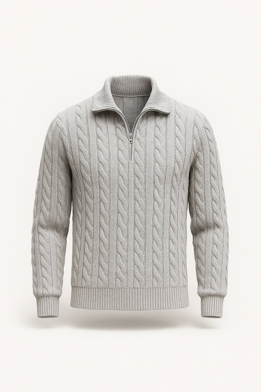 Bergamo Cable Knit Jumper Grey