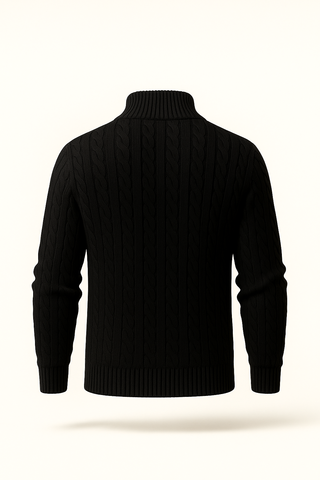Bergamo Cable Knit Black