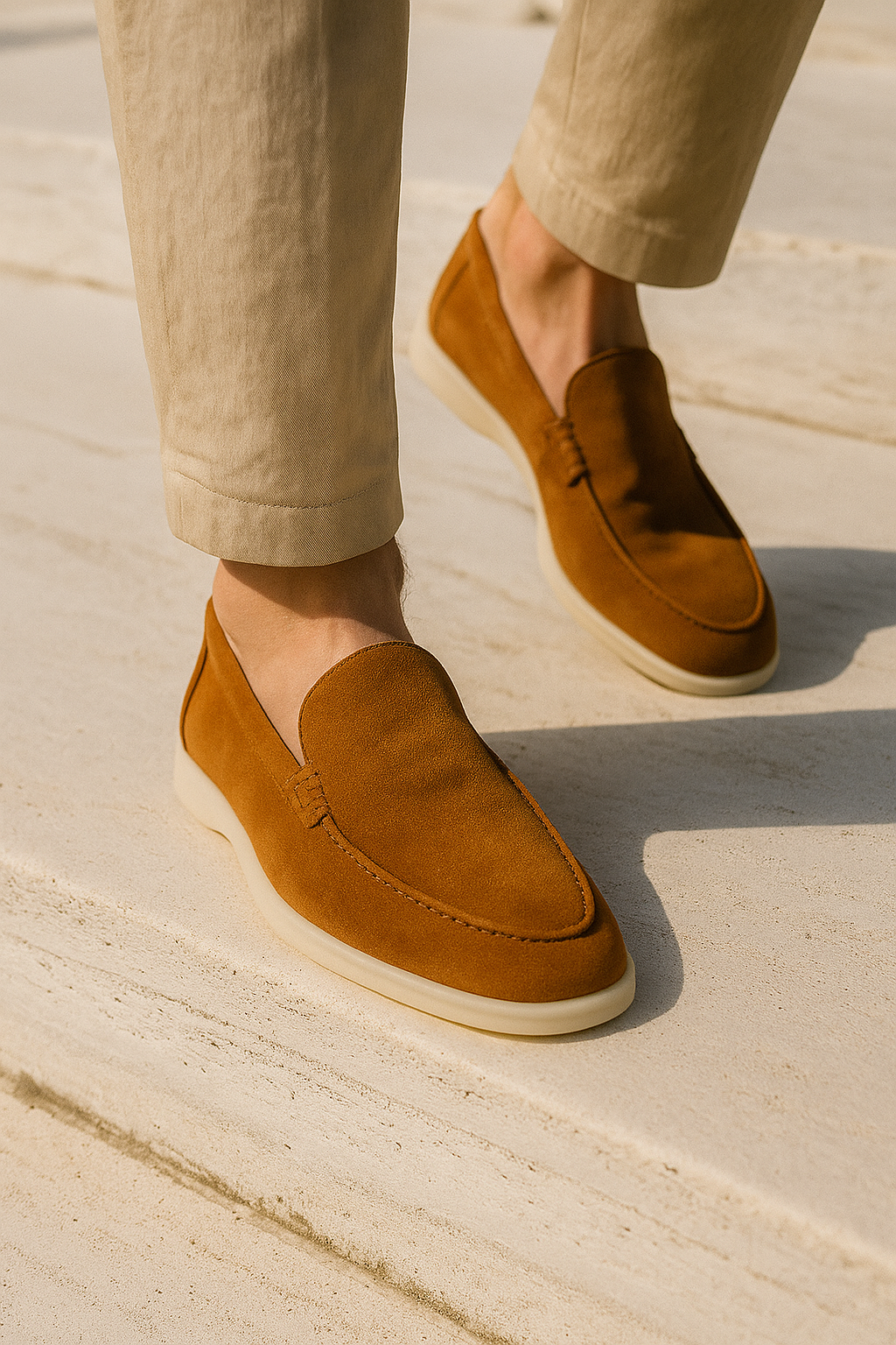 Emiral Suede Loafers Terracotta