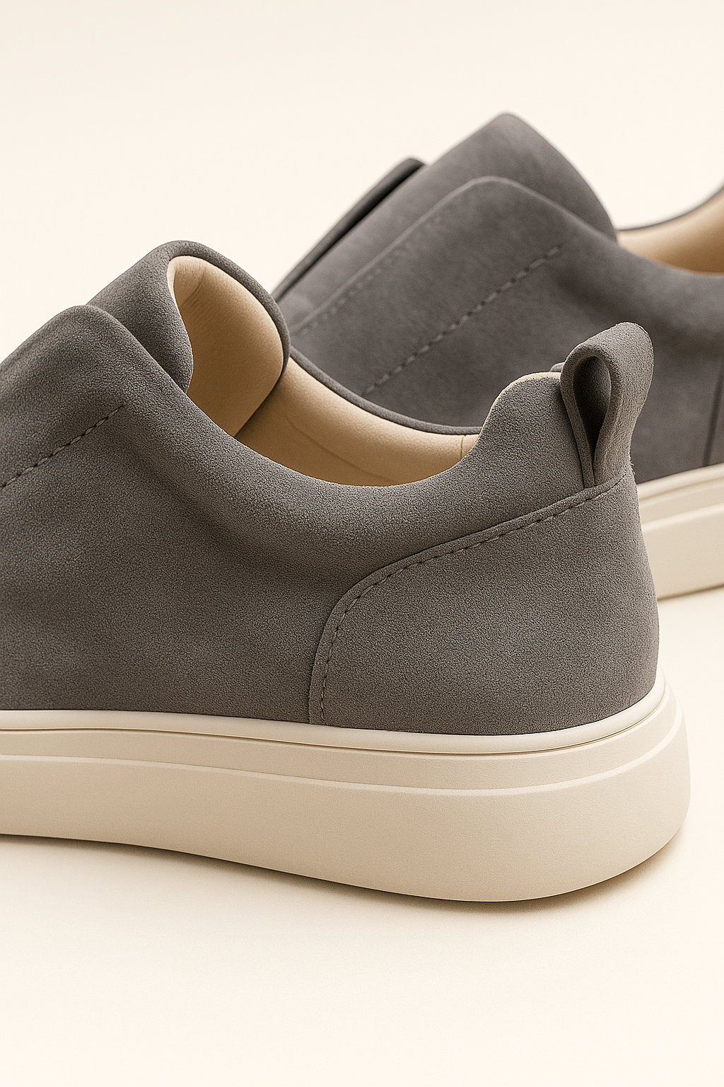 Emirali Suede Slip-On Grey