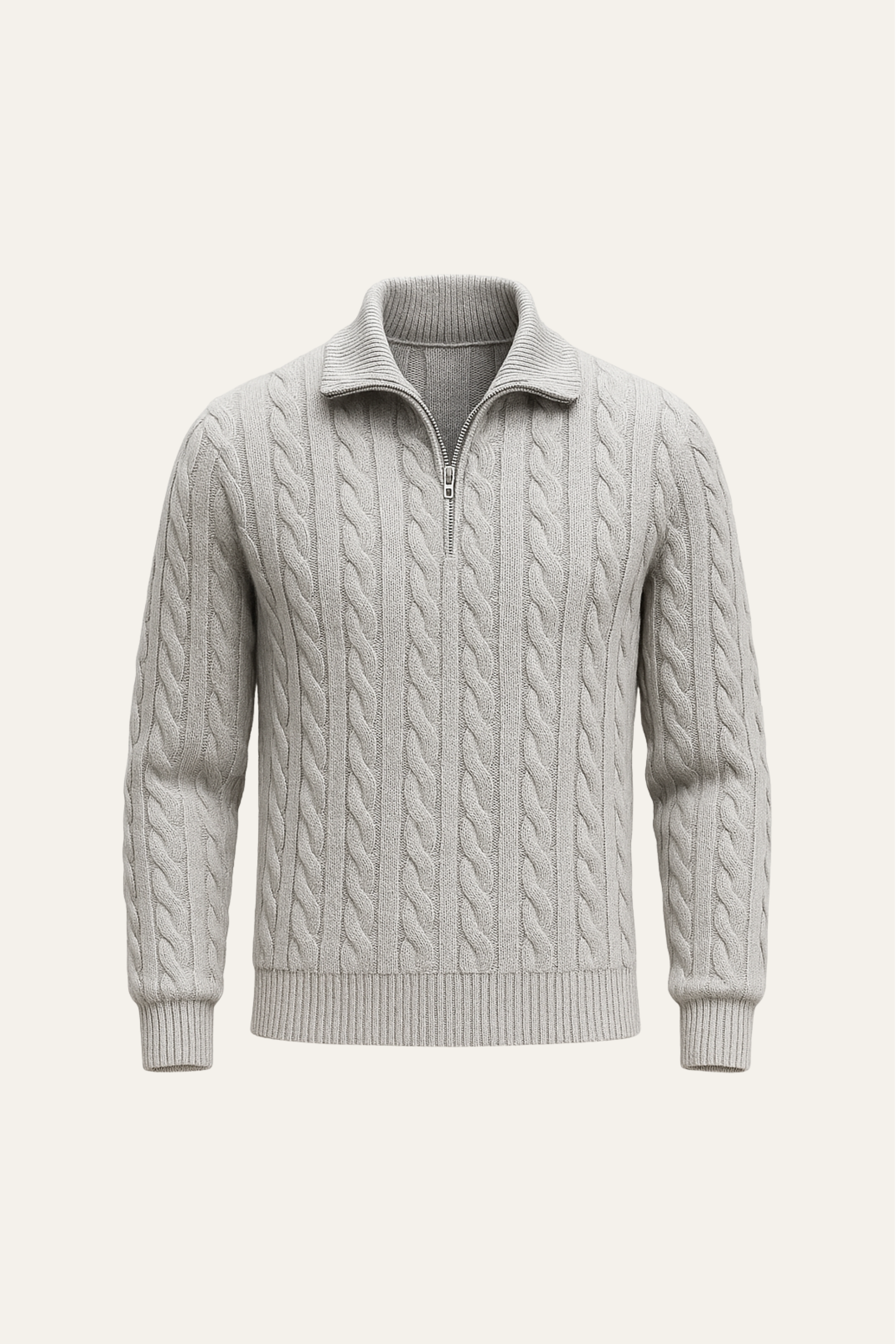 Bergamo Cable Knit Grey