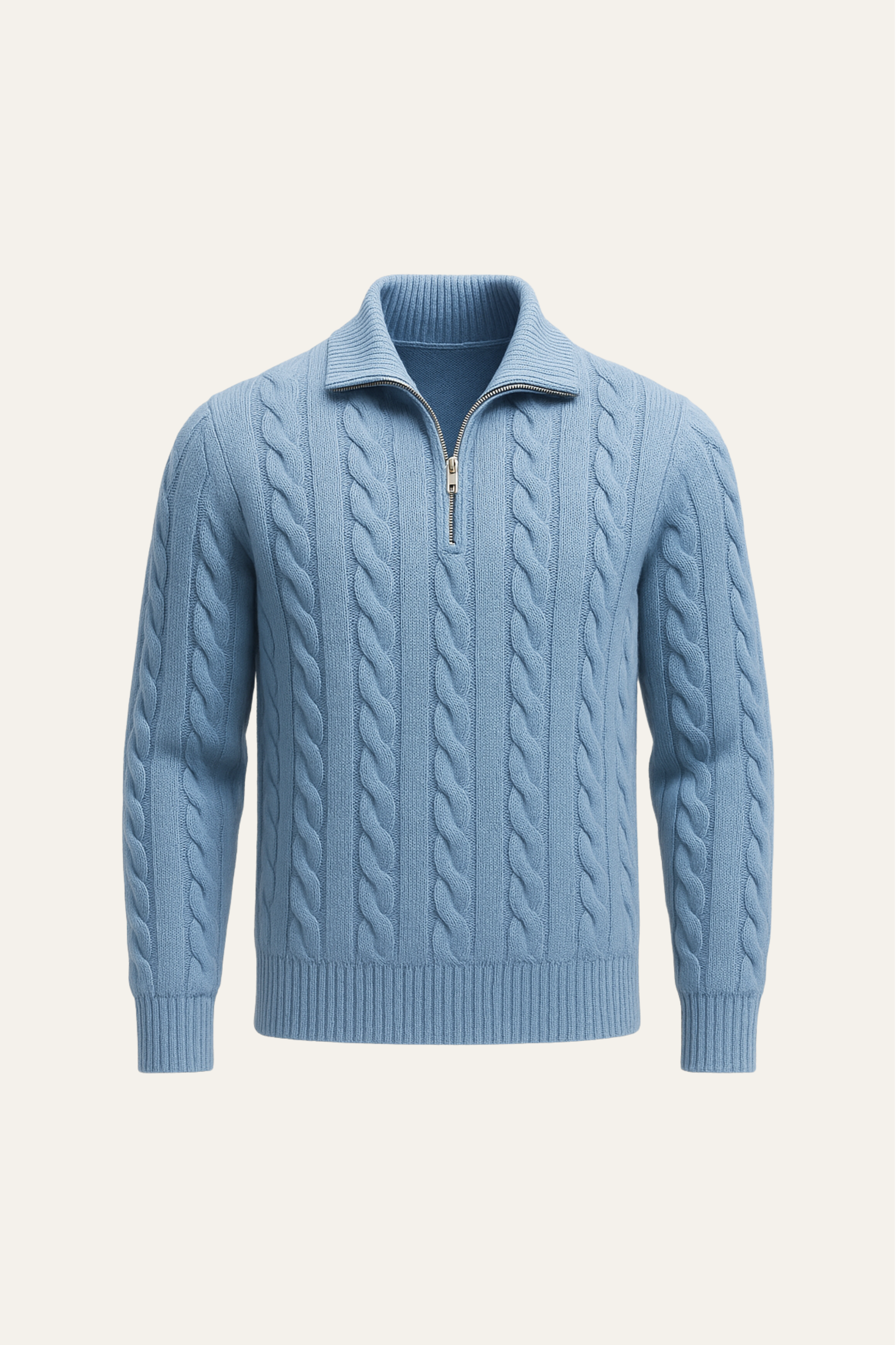 Bergamo Cable Knit Light Blue