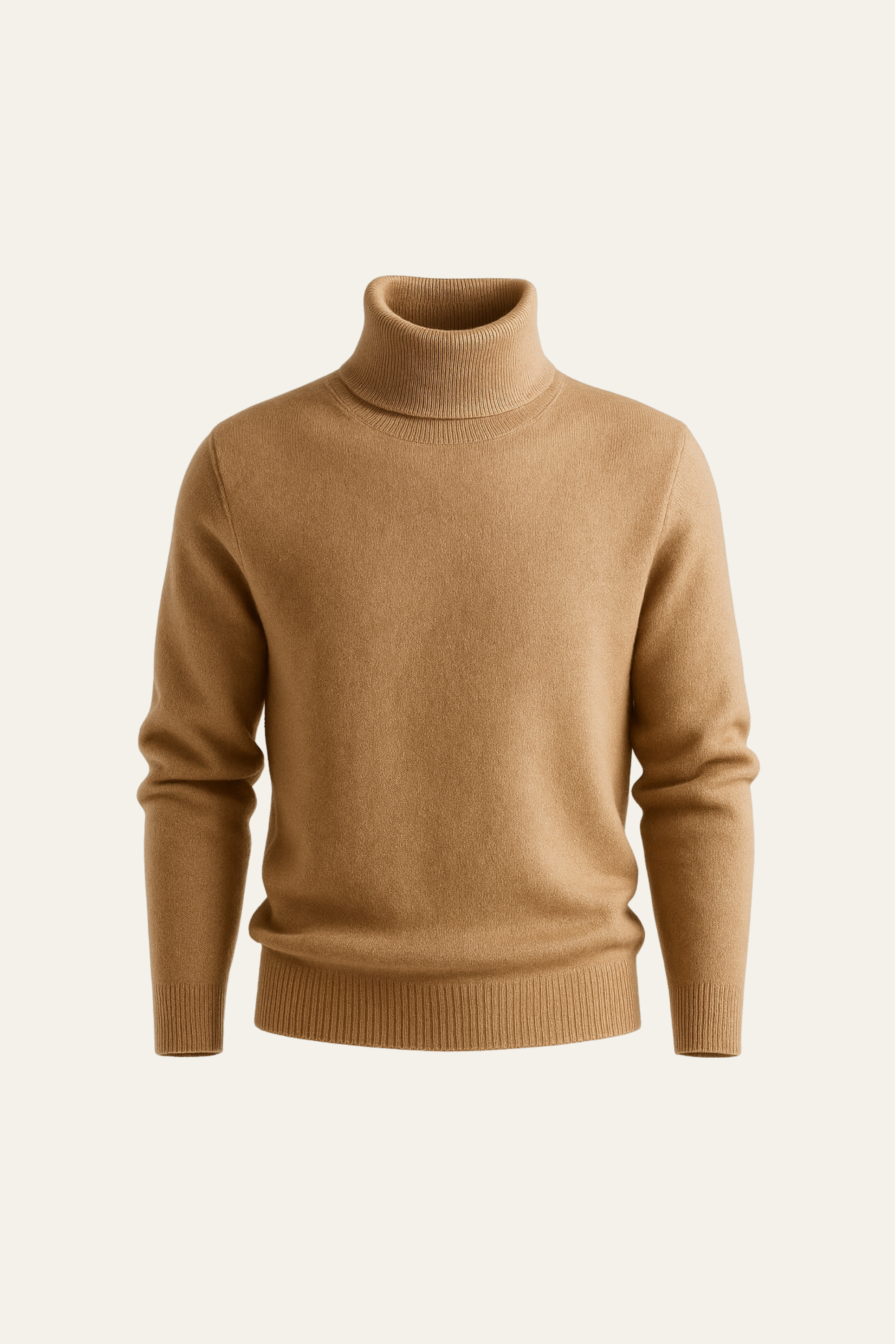 Carezza Cashmere Turtleneck Brown