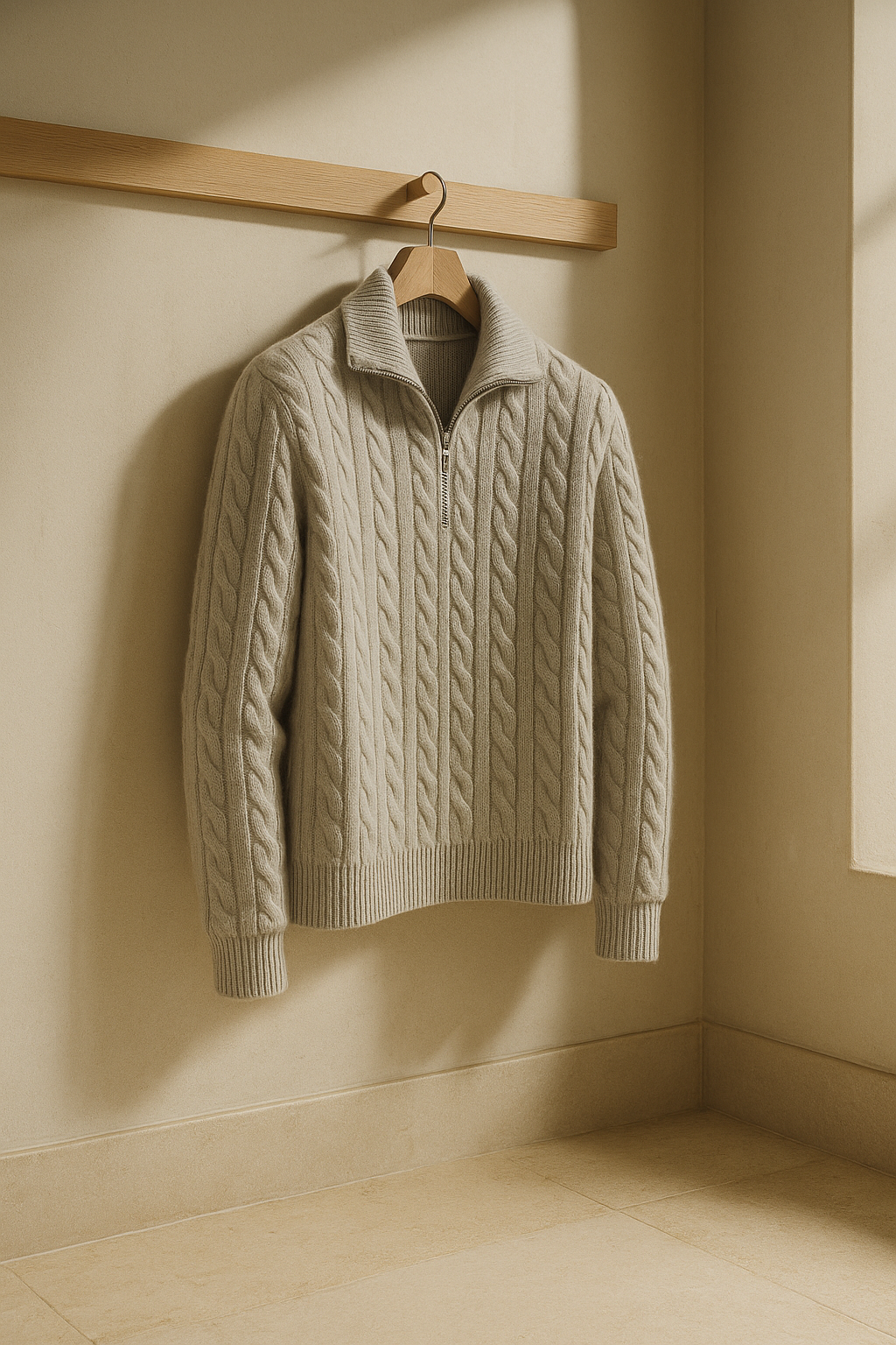 Bergamo Cable Knit Grey