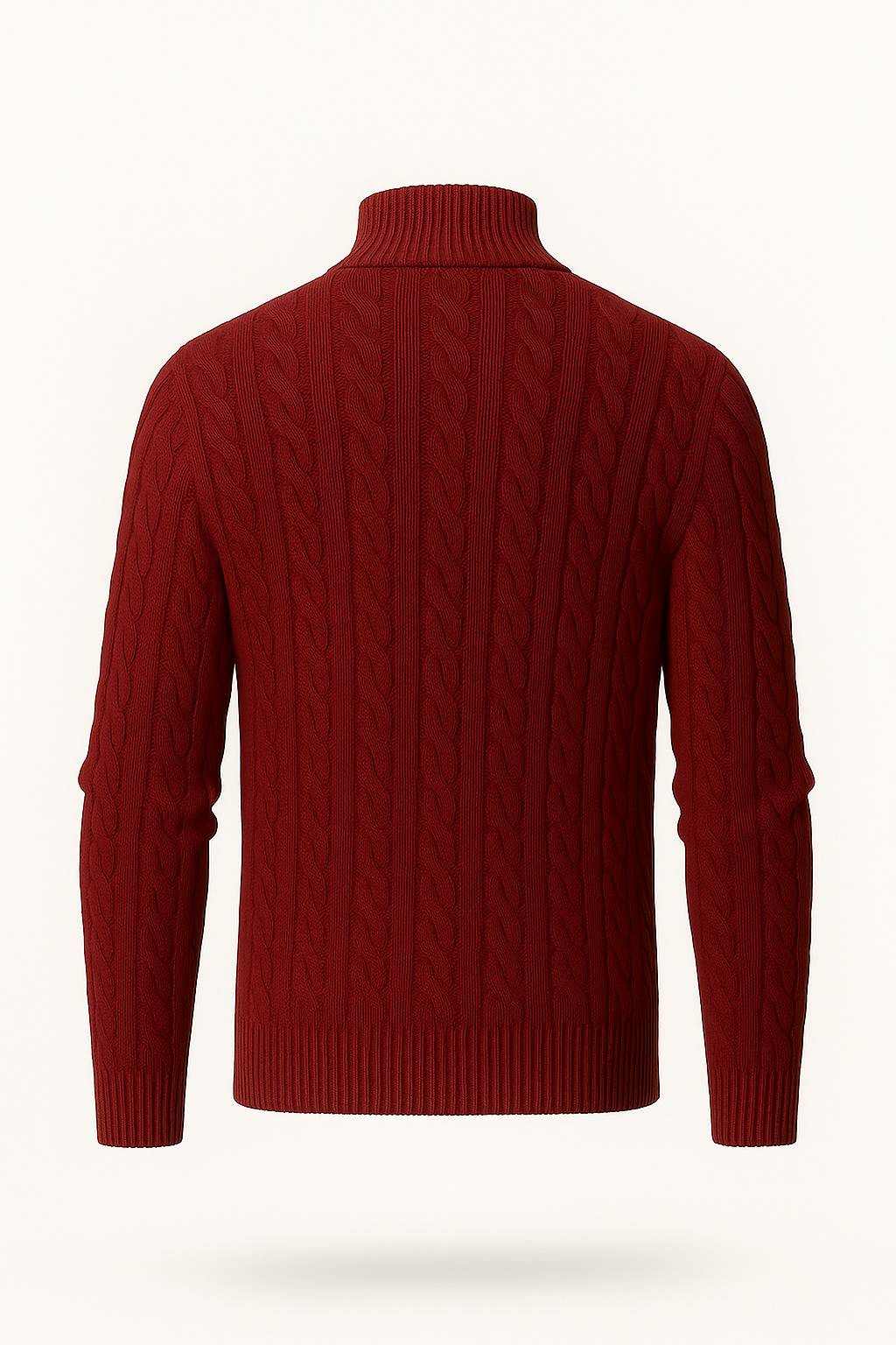 Bergamo Cable Knit Burgundy