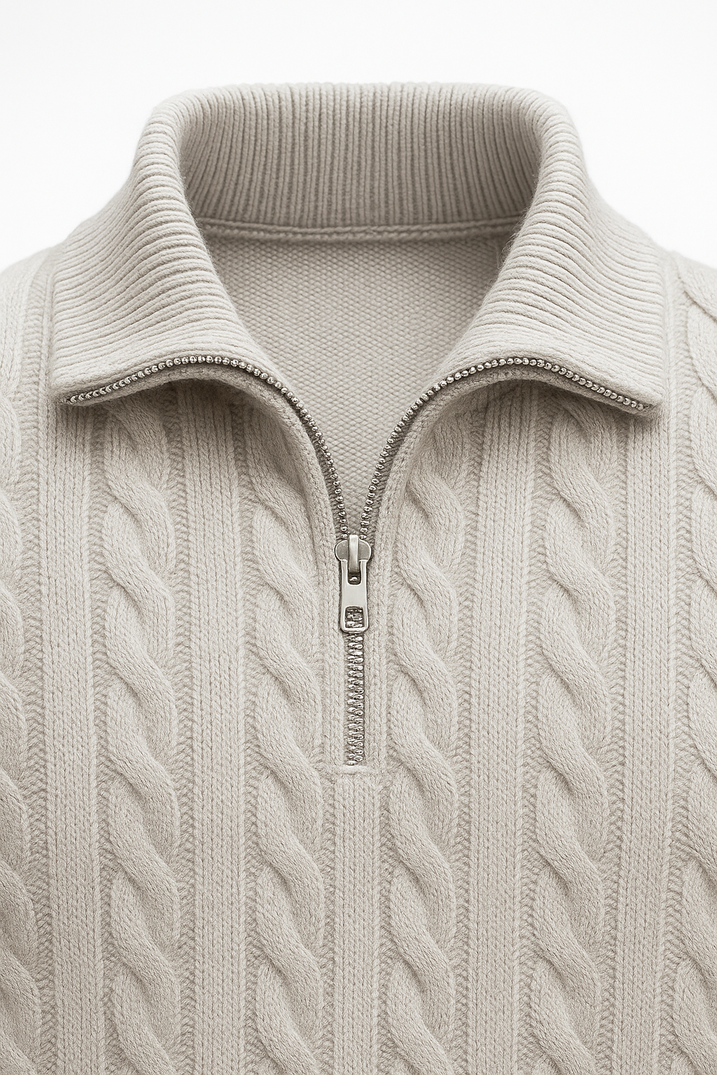 Bergamo Cable Knit Grey