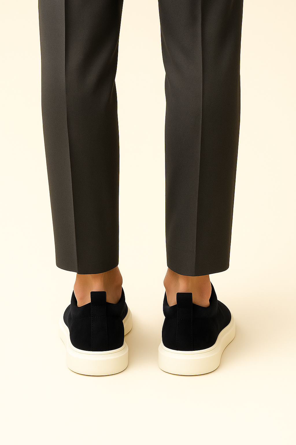 Emirali Suede Slip-On Navy