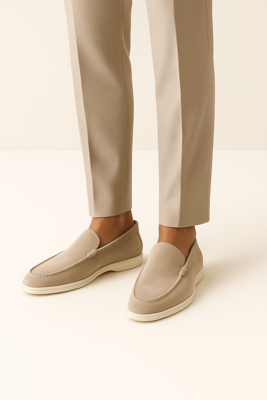Emiral Suede Loafers Beige