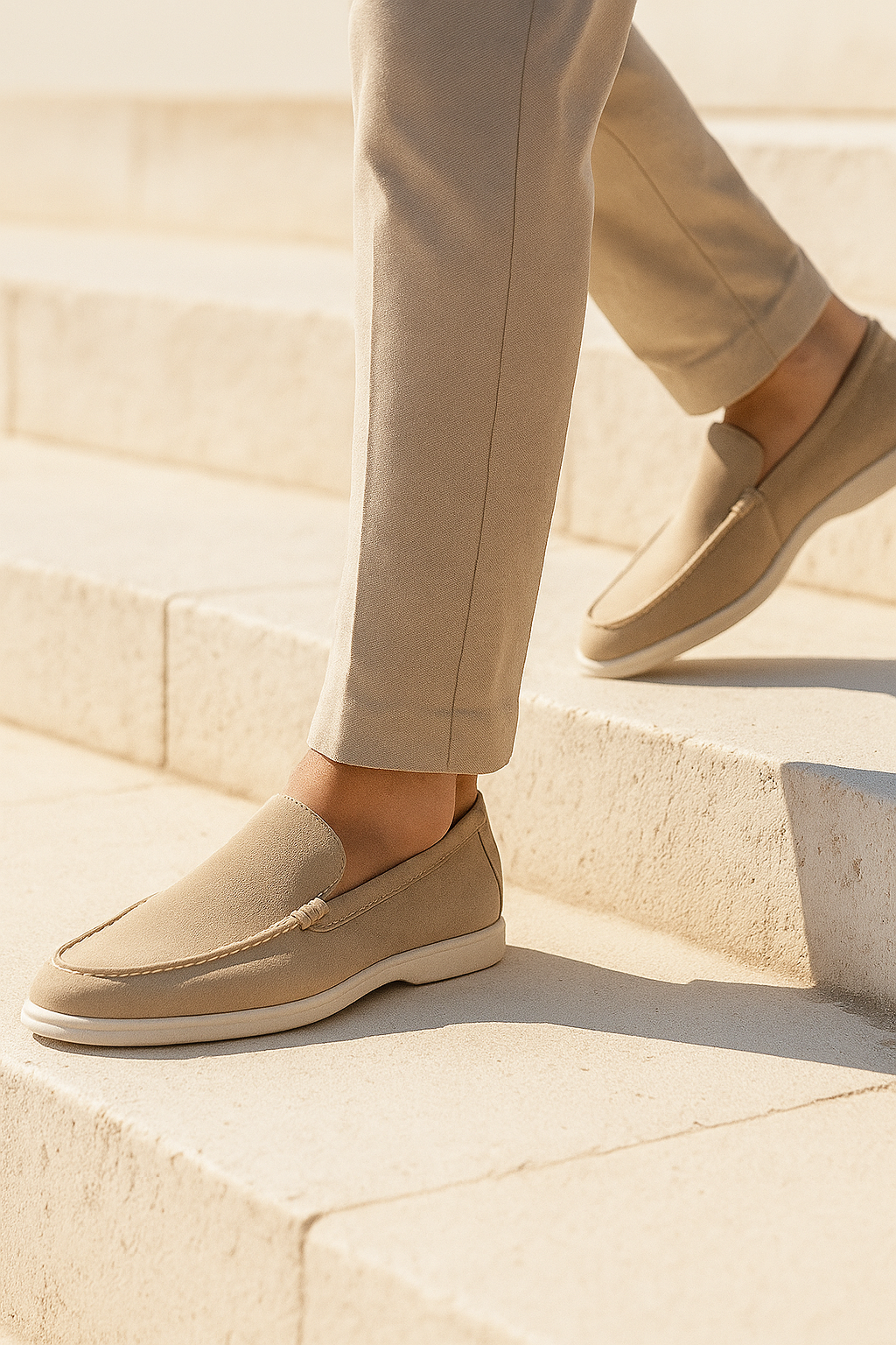Emiral Suede Loafers Beige