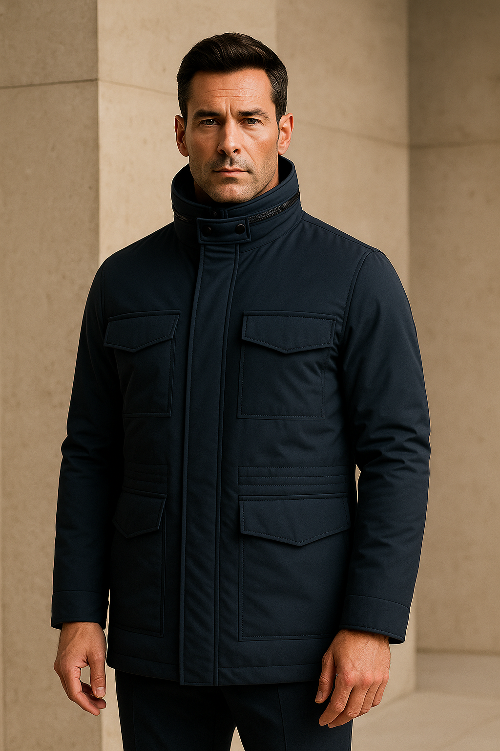 Arverno Expedition Coat Navy