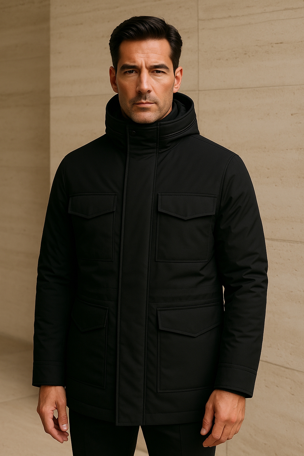 Arverno Expedition Coat Black
