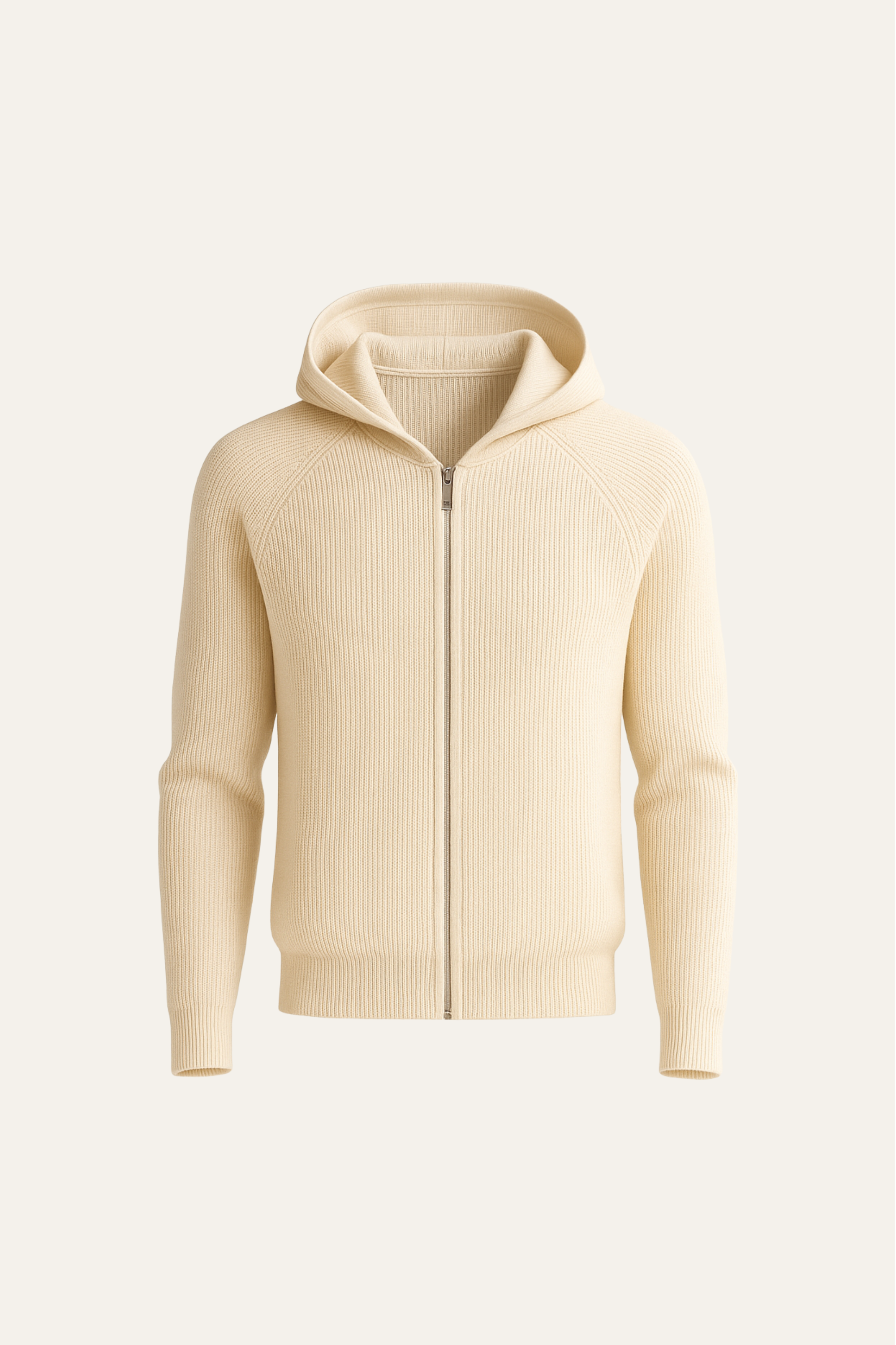 Amici Merino Hooded Sweater Beige