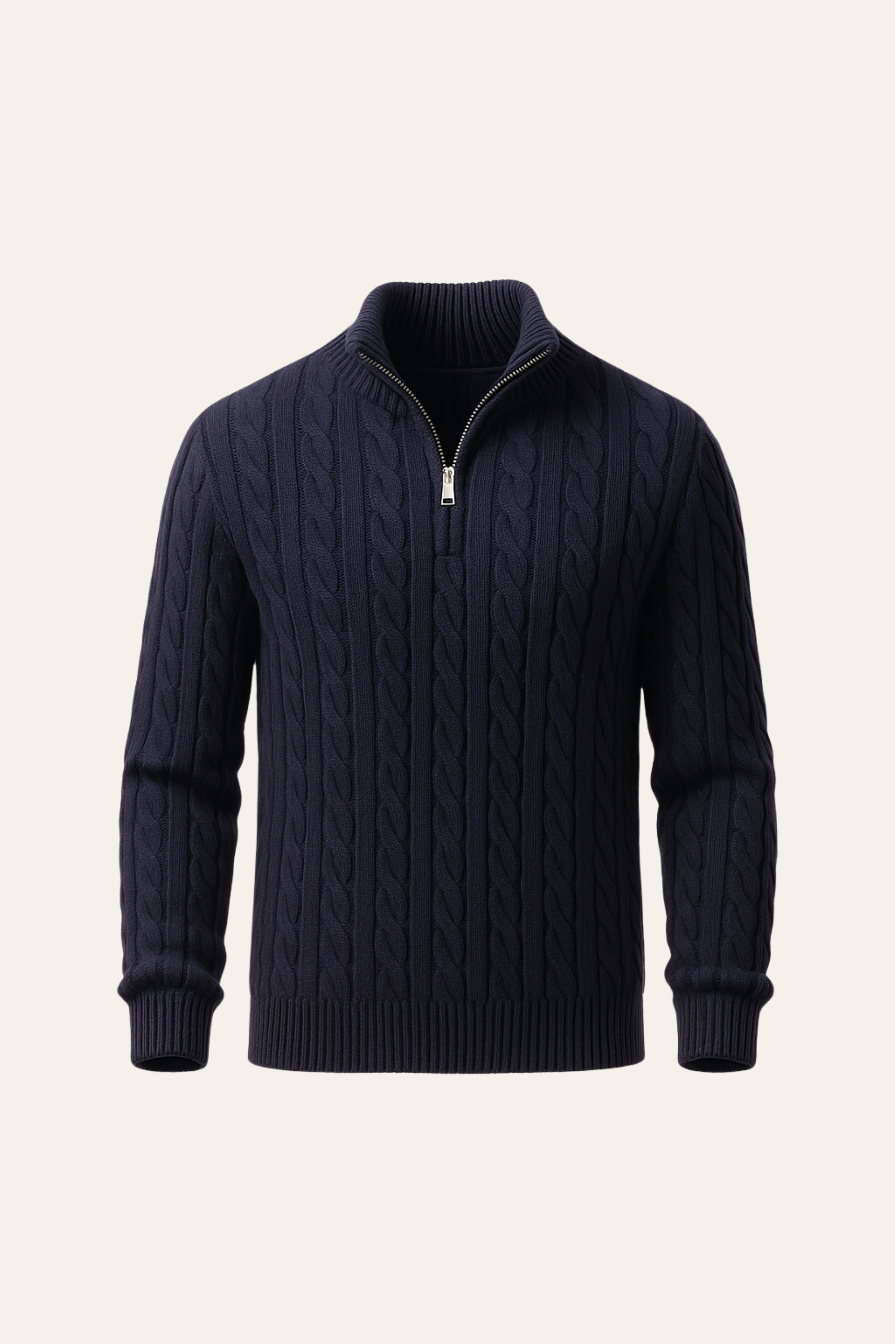 Bergamo Cable Knit Navy