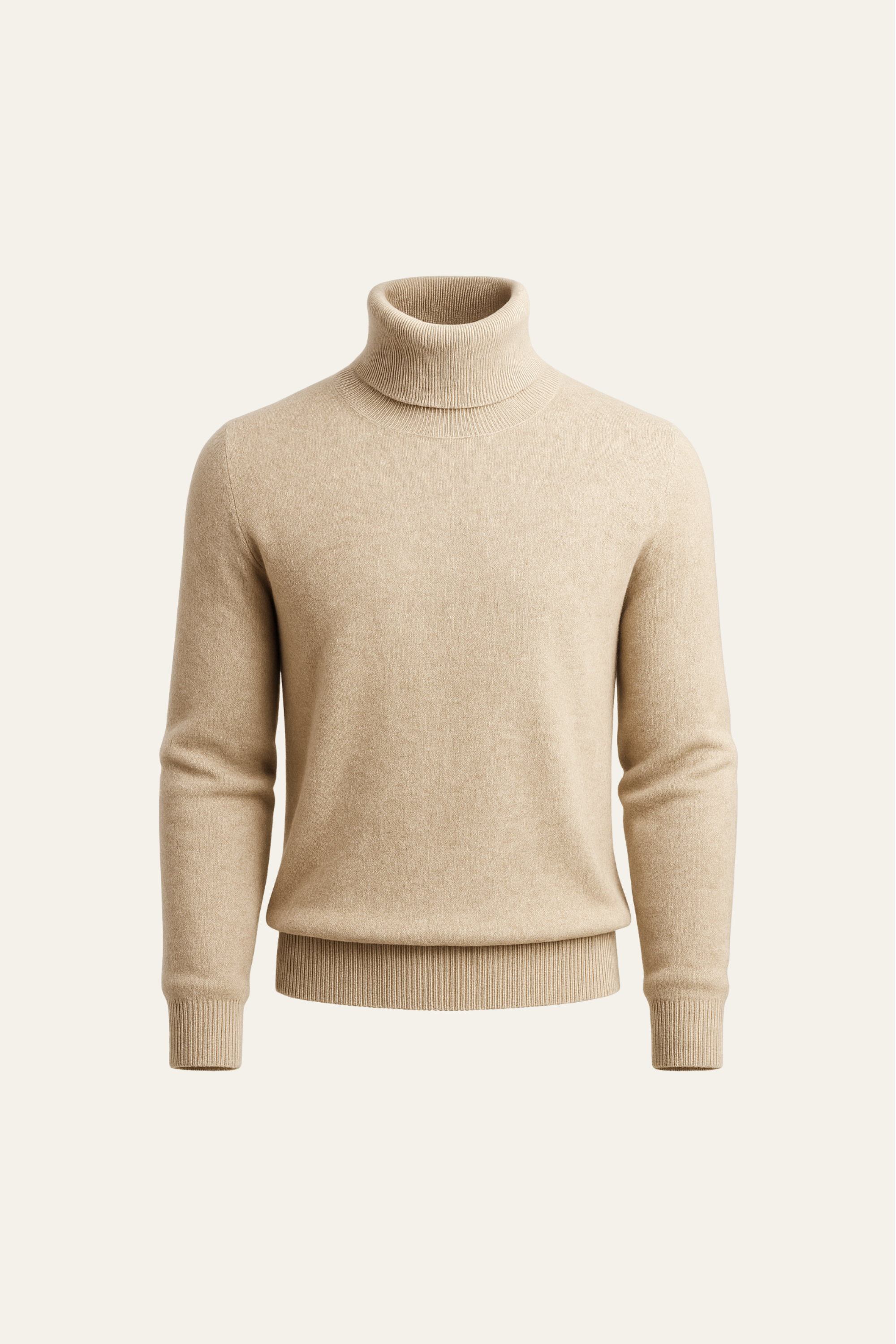Carezza Cashmere Turtleneck Beige