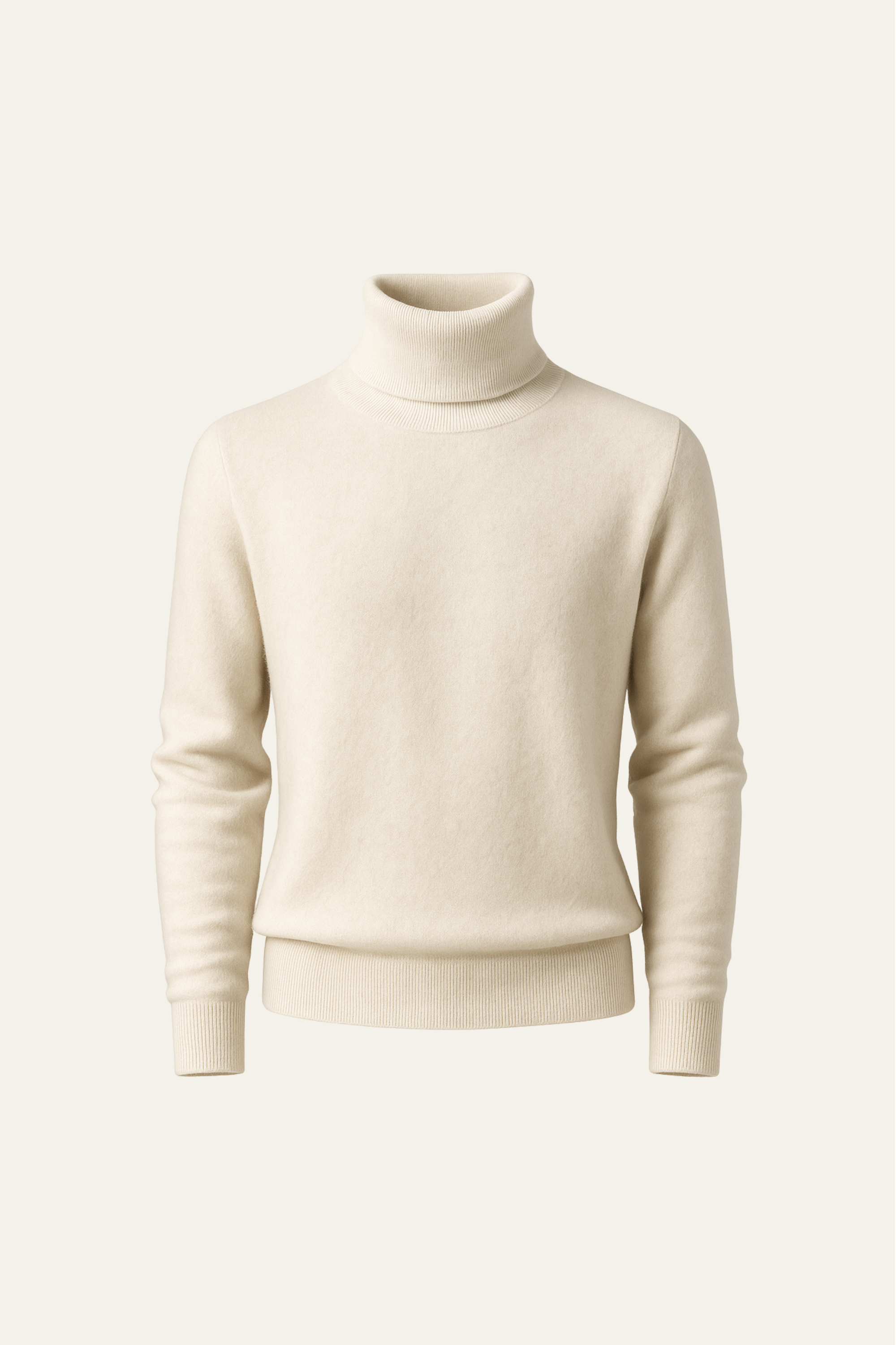 Carezza Cashmere Turtleneck Ivory