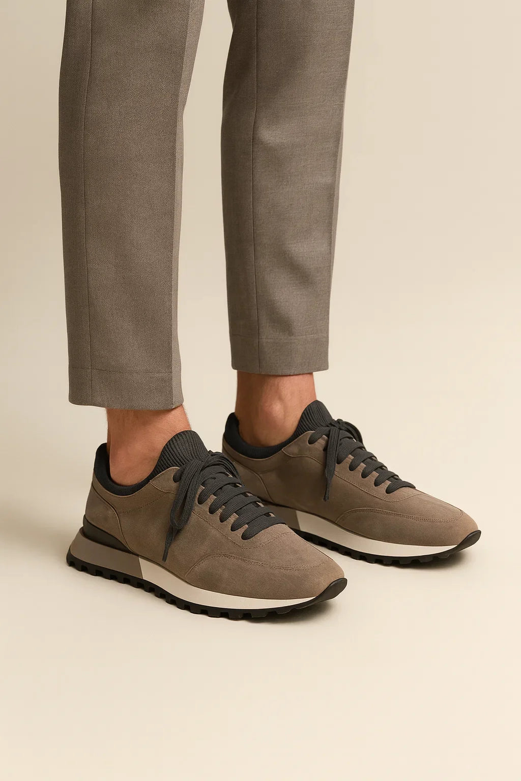 Bellagio Suede Runner Taupe