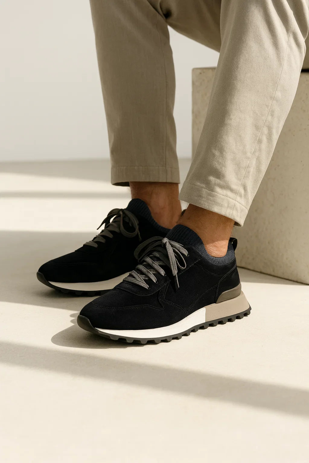 Bellagio Suede Runner Black